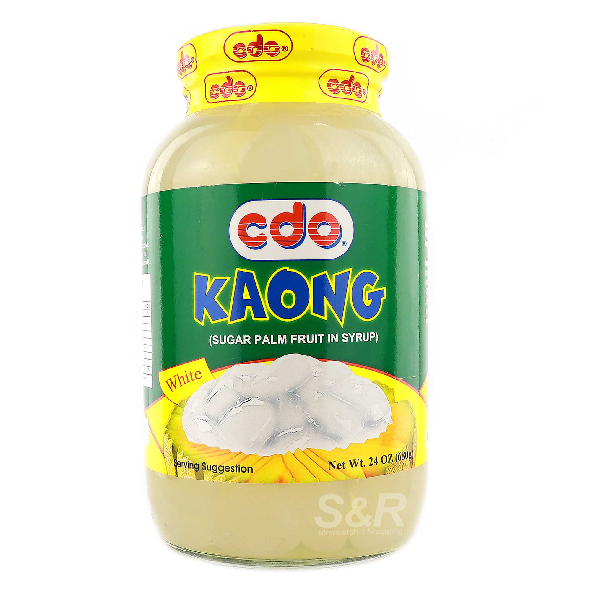 CDO White Kaong Sugar Palm Fruit in Syrup 680g CDO White Kaong Sugar Palm Fruit in Syrup 680g